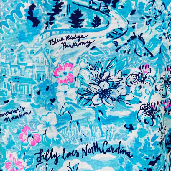 Lilly Pulitzer Etta v-neck top - Picture 4 of 4